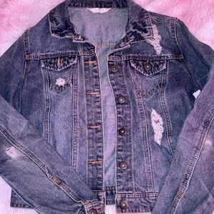 Women's Distressed Denim Jacket